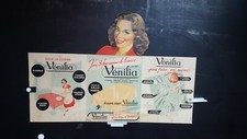 TRIPTYQUE EN DECOUPE POUR TOILES ET TISSUS VENILIA ANNEES 1960