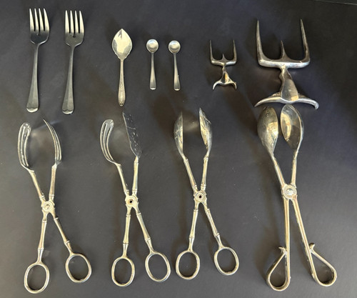 Vintage silverplate serving - silverplate,