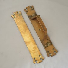 Poignée Tirée Victorienne Et Plaque À Doigt