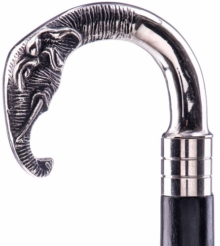 Argent éléphant tête - Éléphant,