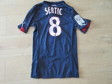MAILLOT GIRONDINS DE BORDEAUX 2015 PORTÉ SERTIC PUMA VINTAGE HOME SHIRT MOULANT