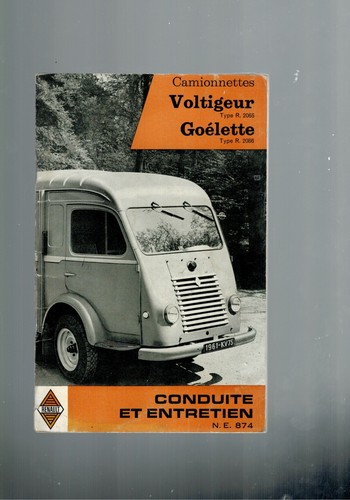 Livret entretien renault - livret, r2065