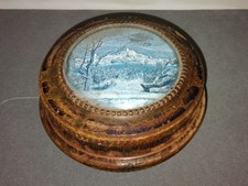 Boite ancienne Ronde en bois