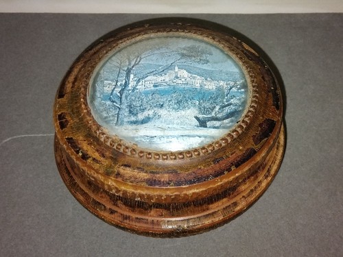 Boite ancienne ronde - ancienne,