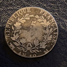 5 francs napoléon empereur AN 12 M Type Intermédiaire