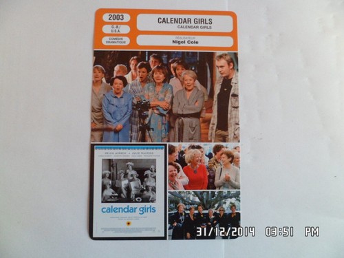 Carte fiche cinema 2003 - fiche,
