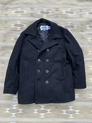 Schott 740n pea jacket made - 740n,