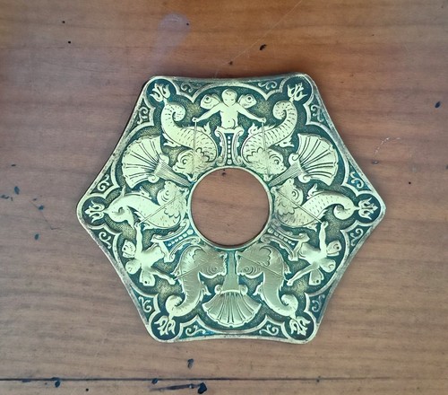 Bobeche ancienne bronze - ancienne, en