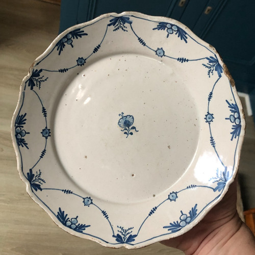 Ancienne assiette faïence - assiette,