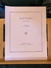 J. White Duettino pour flûte