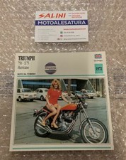 Carte Technique Moto TRIUMPH 750 - X75 HURRICANE 1972
