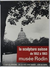 La Sculpture suisse de 1952 à 1963 1963 Affiche Originale Exposition
