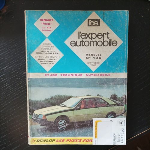 Revue technique renault fuego - technique,