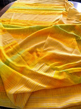 TISSUS EN  VOILE DE FIL DE COTON MULTICOLORE POUR RIDEAUX - 300 cm x 165 cm