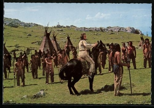Carte postale winnetou - postale, ii