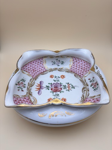Plat porcelaine ancien - plat,