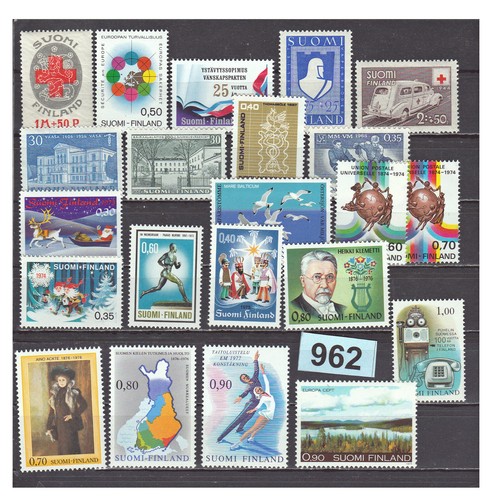 0962 finlande suomi timbres - 0962,