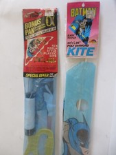 lot 2 Cerf-Volant  , KITE  BATMAN vintage 1982 / 90