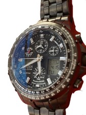 Montre pour homme Citizen Promaster Sky Navi Hawk PMV65-2242 Titanium Solar A...