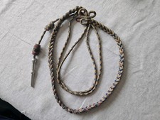 RARE...Fourragère Pompier acte de courage et de dévouement Olive  1939/45