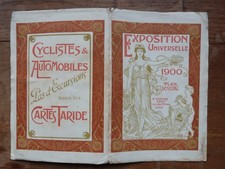 ancienne carte plan Taride exposition universelle 1900 Paris 