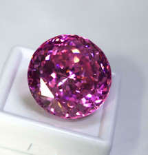 Nouveau saphir rose de Ceylan 54,55 ct pierre précieuse en vrac saphir coupe ...