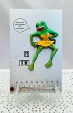 Ancien thermomètre calendrier - ancien, thermomètre/calendrier
