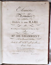 Recueil de partitions (piano et chant) gravées ou manuscrites (Milieu XIXè)
