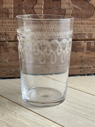 Ancien verre gobelet - ancien,