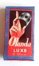 Ancienne Boite de 5 lames neuves de rasoir La Lame du OLANDA LUX French Vintage