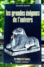 Les grandes énigmes de l'Univers par Richard Hennig (1972) en bon état