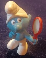 Figurine Schtroumpf coquet. Occasion.