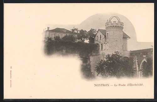 Cpa nontron poste - cpa, nontron,
