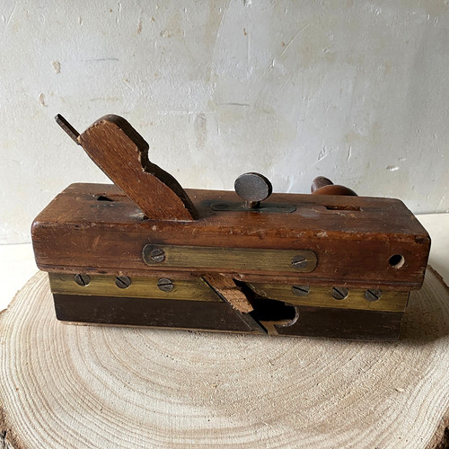 Ancien rabot bouvet bois - rabot,