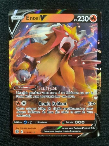Carte pokémon entei v - entei,
