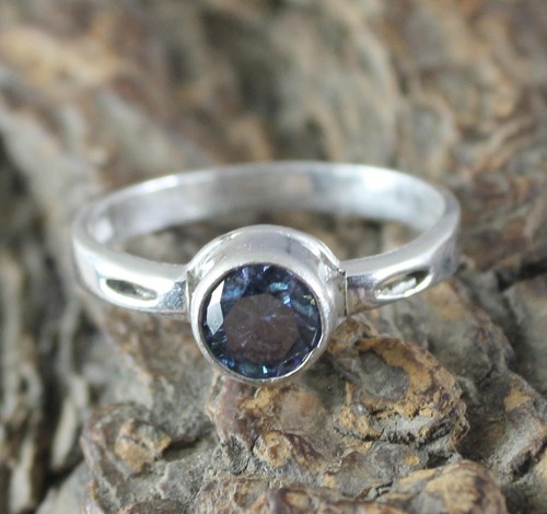 Bague solitaire diamant rond - diamant,