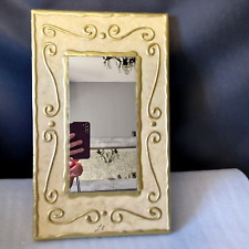 ? Miroir vintage en résine signé Lydie Eyraud
