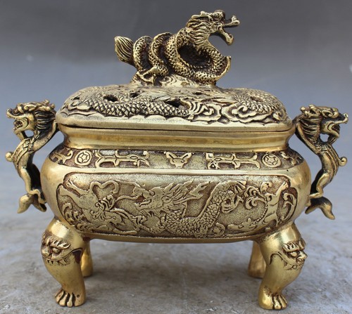 Old bronze dragon - old,