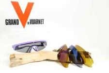 Vuarnet Purple Sport Biking Sunglasses ONE FRAME WITH 4 LENS (Brown and Gray)