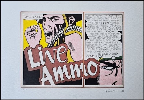 Roy lichtenstein live ammo - live, 50