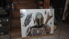 GRANDE FIGURINE MANDALORIAN BOBA FETT STAR WARS EN CARTON RIGIDE TAILLE REELLE