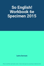 So English! Workbook 6e