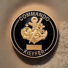 COMMANDO MARINE / COMMANDO KIEFFER COINS EOD  - FORCE SPÉCIALES MDL Recto/verso