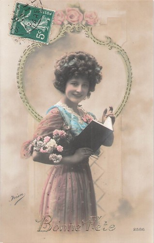 Bonne fete femme elegante - bonne,