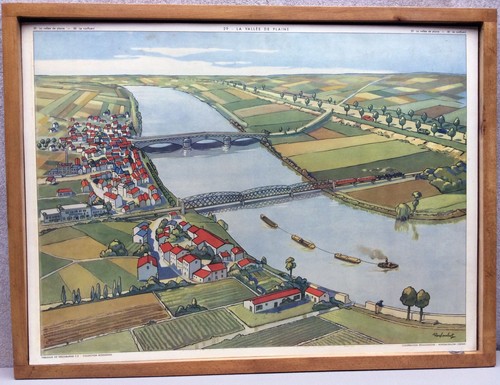 Ancienne affiche ecole - ancienne, d'ecole