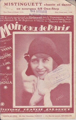 Mistinguett partition - mistinguett,