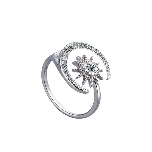 Bague ouverte argent - bague, en