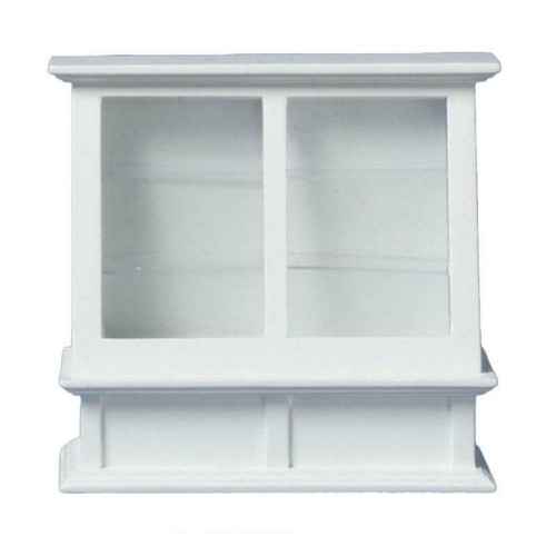 Vitrine blanche pour poupées - blanche,