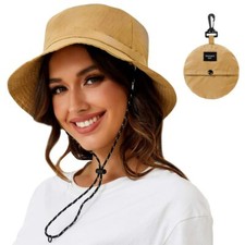 Chapeau de pluie femme Femme Soleil chapeau anti uv protection Chapeau visier...
