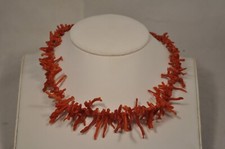 COLLIER ANCIEN CORAIL VINTAGE